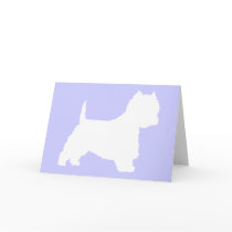 Westie Dog (white) Cards