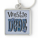 Westie DUDE Key Chains