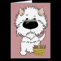 Westie - Easter Bone Hunt, Anyone? cards