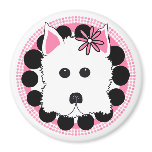 Westie Girl magnets