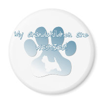 Westie Grandchildren magnets by MenagerieMayhem Westie Grandchildren magnets