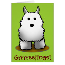 Westie Grrrreetings! cards