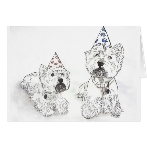 Westie Happy Birthday Card Zazzle