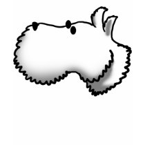 Westie Head t-shirts
