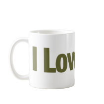 Westie "I Love" Mug mugs