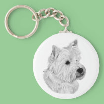 Westie Key Chain keychains