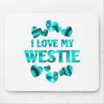 WESTIE Love Mouse Mats