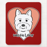 Westie Lover Mouse Pads