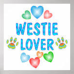 WESTIE LOVER POSTER