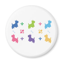 Westie Fridge Magnet