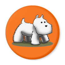 Westie Magnet magnets