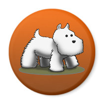 Westie Magnet - Customized