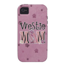 Westie MOM Case-Mate iPhone 4 Case