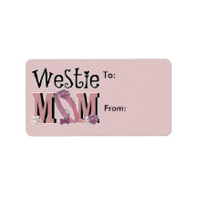 Westie MOM Custom Address Labels