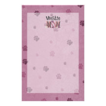 Westie MOM Customized Stationery