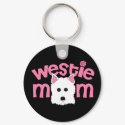 Westie Mom keychains