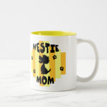 Westie Mom Mug mugs