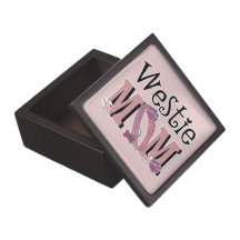 Westie MOM Premium Trinket Boxes
