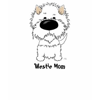 Westie Mom zazzle_shirt