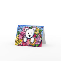 Westie Mother's Day Bouquet cards
