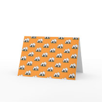 Westie Pattern Greeting Cards cards