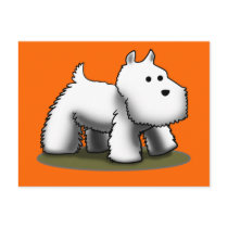 Westie Postcard postcards
