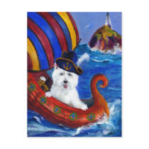 Westie Postcard