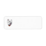 Westie Return Address Label