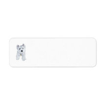 Westie Return Address Label