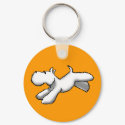 Westie Run Keychain