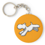 Westie Run Keychain