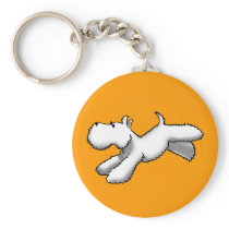 Westie Run Keychain