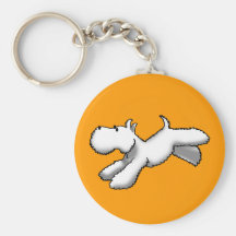 Westie Run Keychain