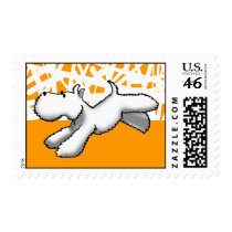 Westie Run Postage Stamps stamps