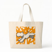 Westie Run Tote bags
