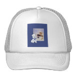 Westie Sailor and Travel Poster Trucker Hats