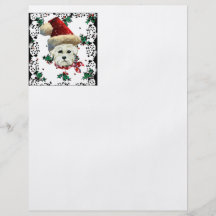 Westie Santa Personalized Flyer