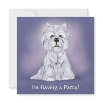Westie Sit invitations