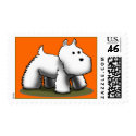 Westie Stamps by AnAdGuy Westie Stamps