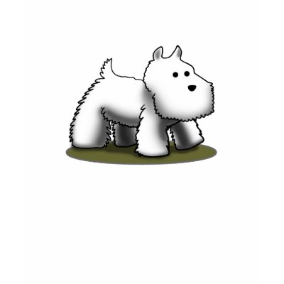 Westie T-Shirt by AnAdGuy