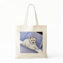 Westie Terrier Dog Bag by twopurringcats Westie Terrier Dog Bag