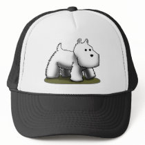 Westie Trucker's Cap hats