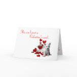 Westie Valentine, Be Mine cards