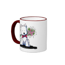 Westie Valentine Prince Mug mugs