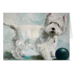 Westie West Highland Terrier Dog Card