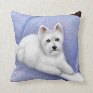west highland terrier pillow