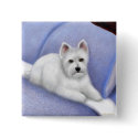 Westie West Highland Terrier Pin buttons
