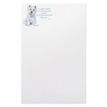 Westie Wisdom - Influential? Custom Stationery