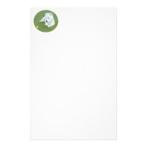 Westie with a Ball Stationery Paper