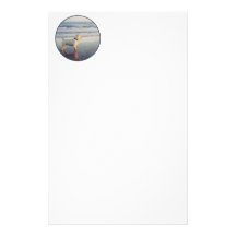 Westies and the Ocean Stationery Design
